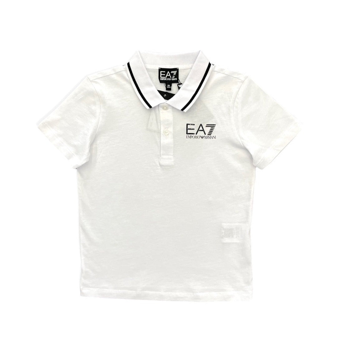 EA7 Boys Polo Shirt_3LBF51 White - NorthBoys