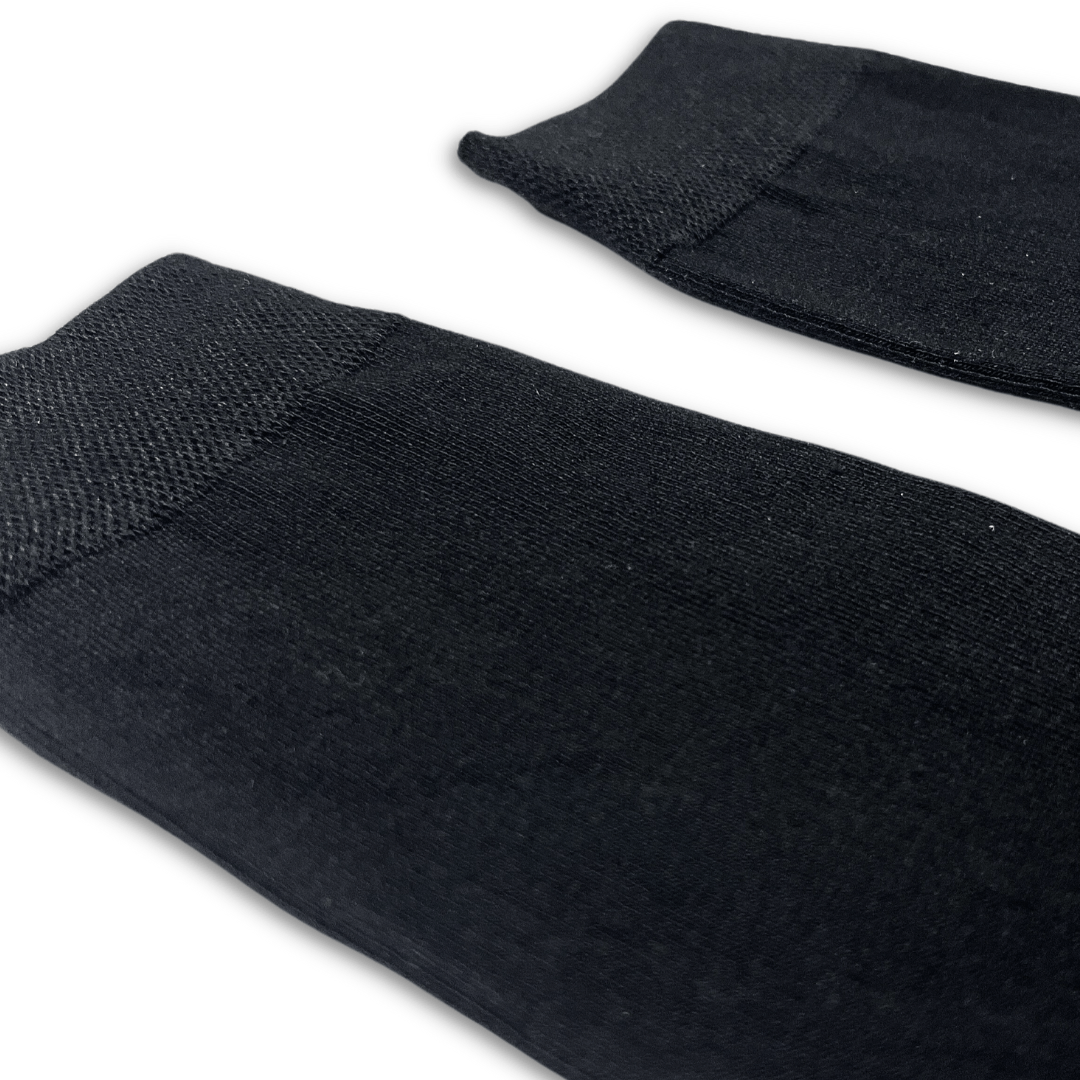 Edmondo Mens Black Cotton Dress Socks - NorthBoys