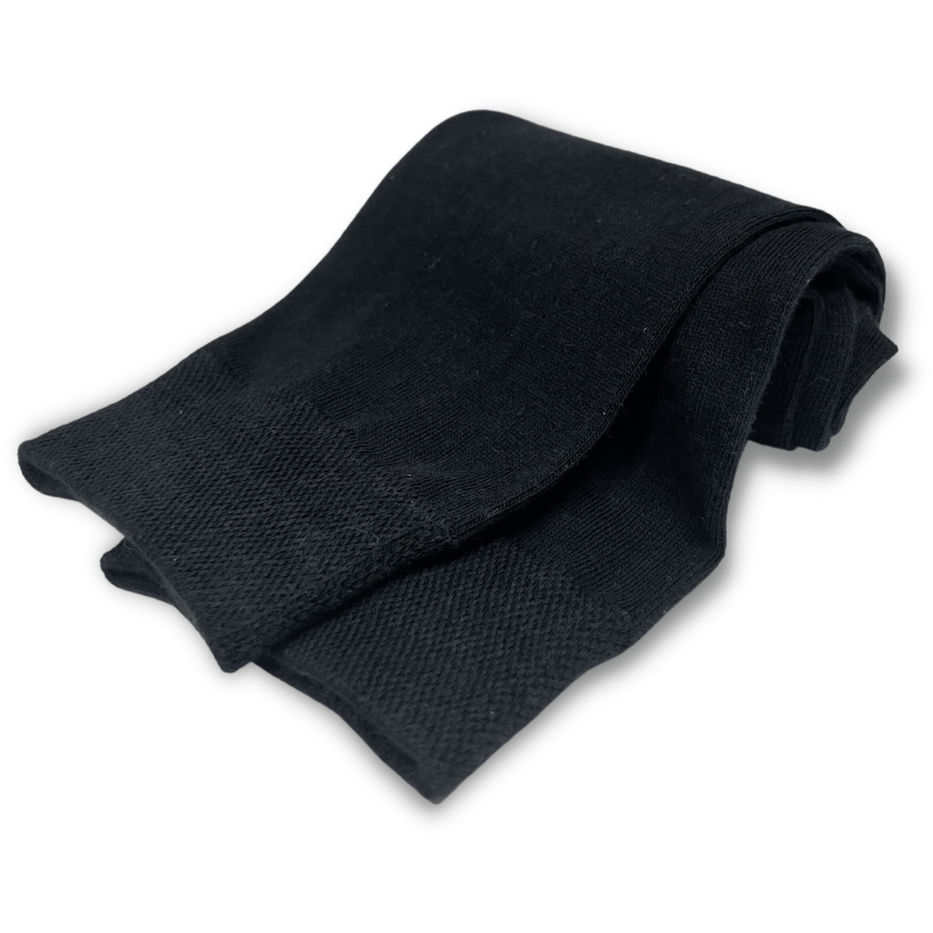 Edmondo Mens Black Cotton Dress Socks - NorthBoys