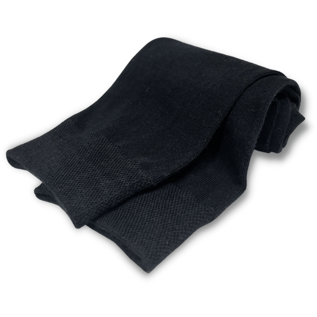 Edmondo Mens Black Cotton Dress Socks - NorthBoys