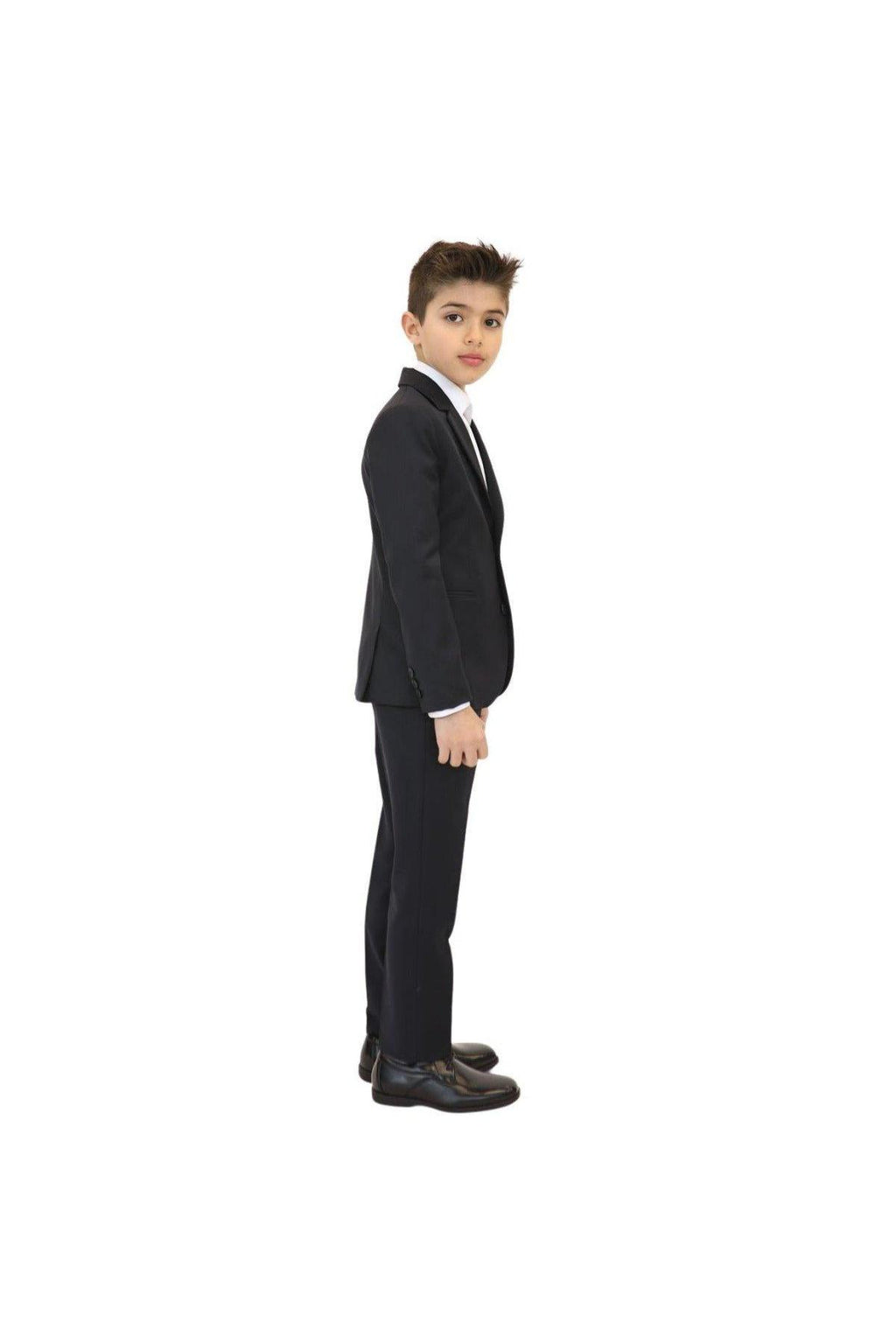 Emporio Armani Boys Classic Slim Fit Wool Suit-NorthBoys