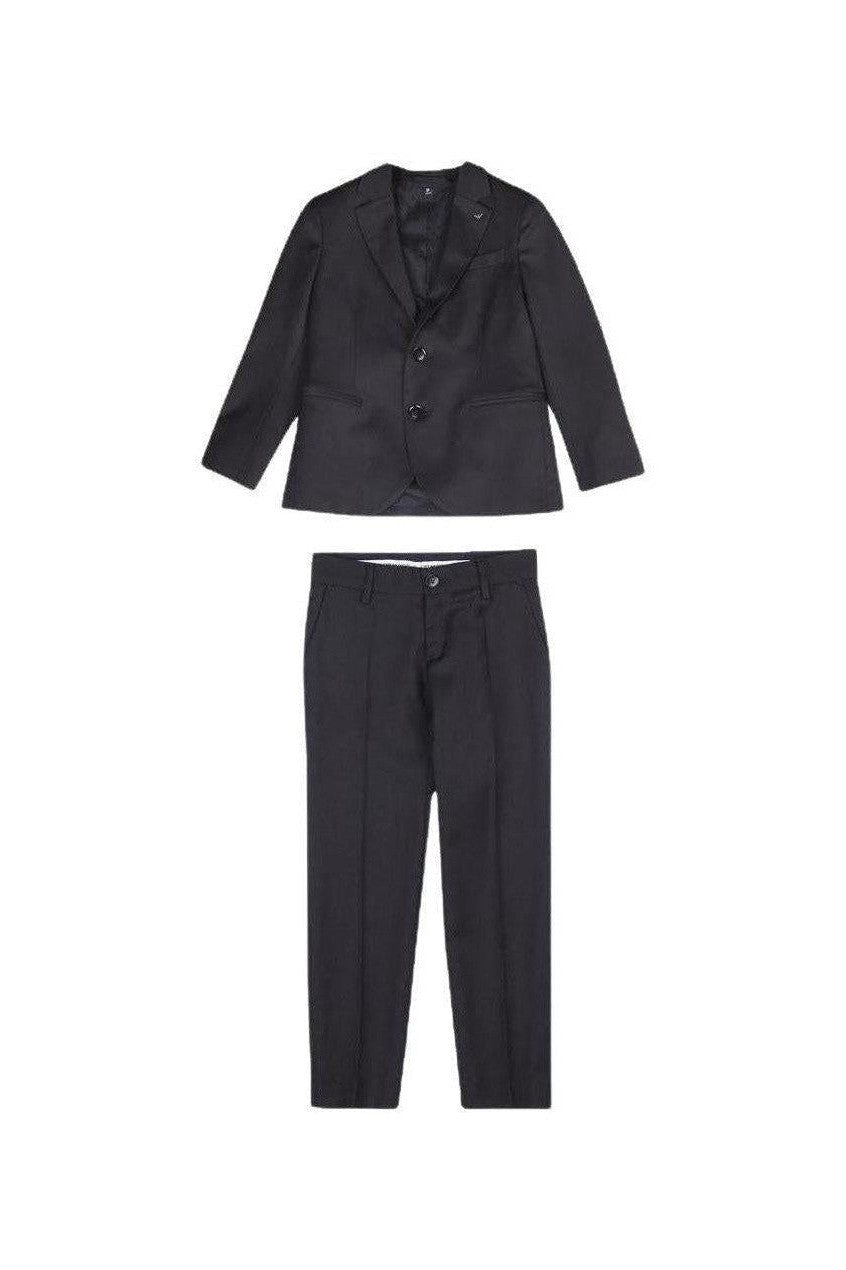 Emporio Armani Boys Classic Slim Fit Wool Suit-NorthBoys