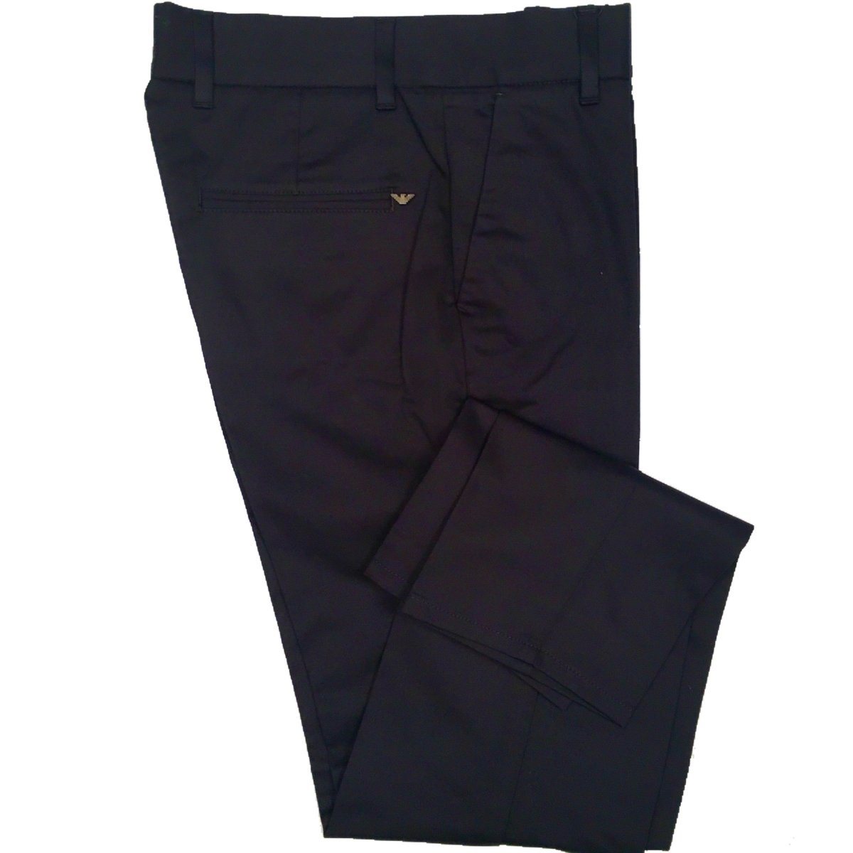 Emporio Armani Boys Cotton Navy Dress Pants 3H4PJ2 - NorthBoys