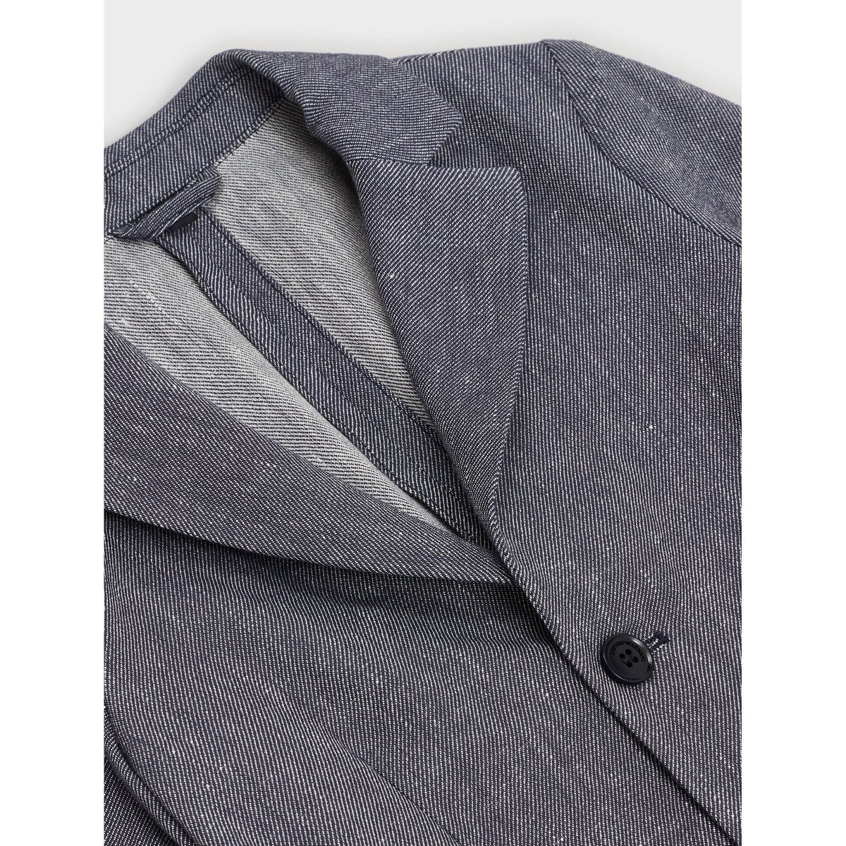 Emporio Armani Boys Linen Blazer_Blue 3L4GJ2 - NorthBoys