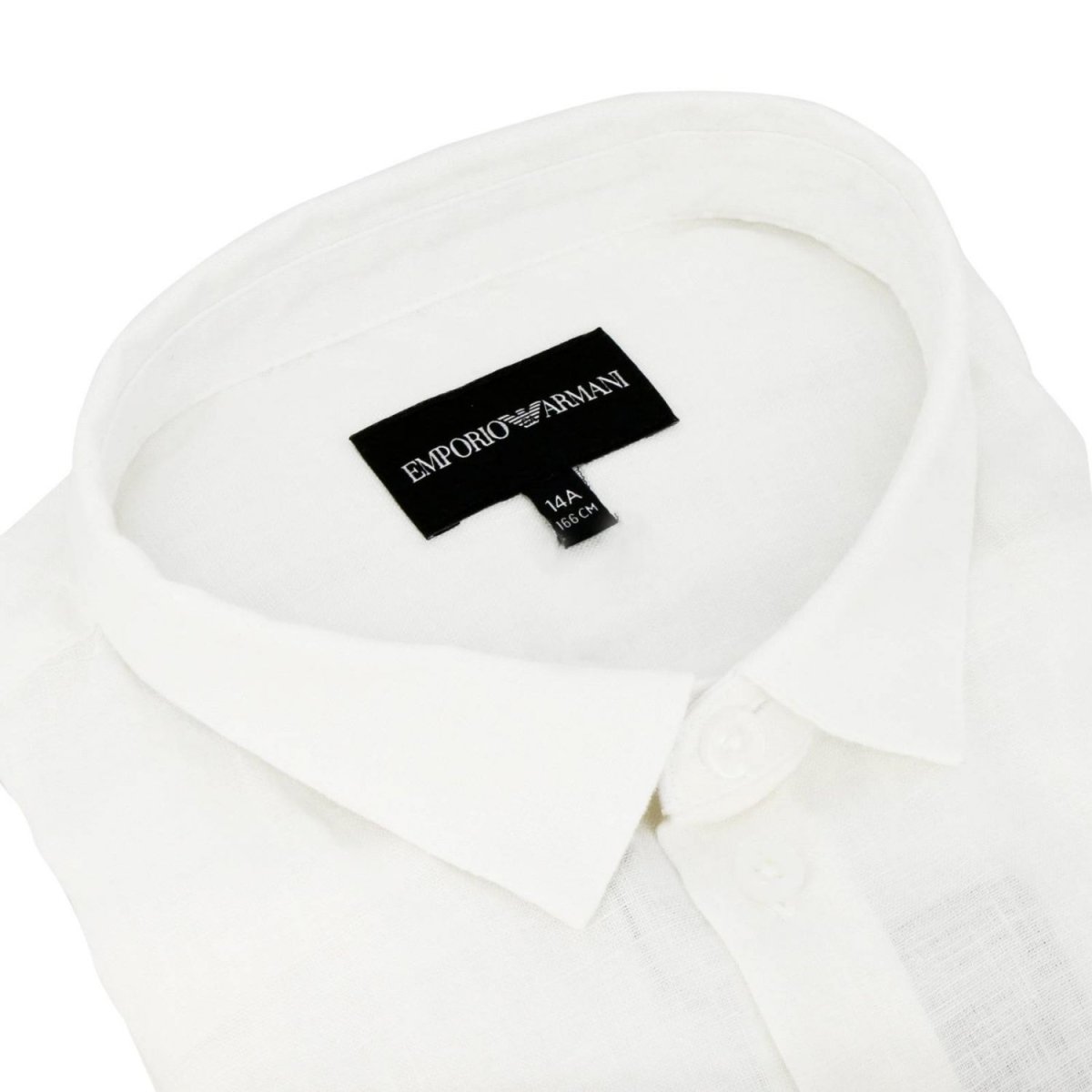 Emporio Armani Boys Linen Dress Shirt_8N4CJ9 - NorthBoys