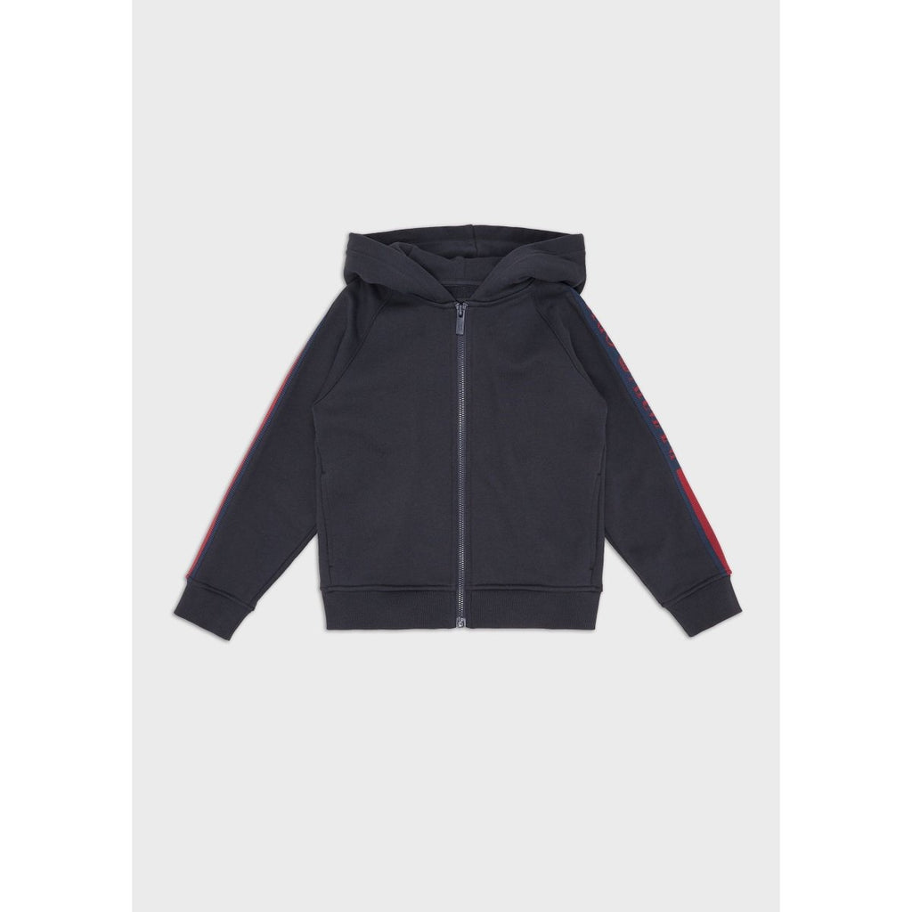 Emporio Armani Boys Navy Hooded Sweatshirt - NorthBoys