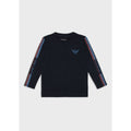 Emporio Armani Boys Navy Long Sleeve T-Shirt - NorthBoys