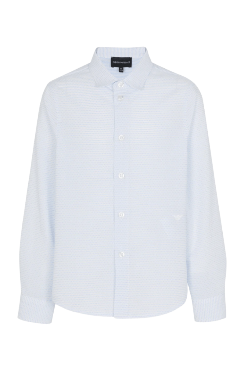Emporio Armani Boys Pale Blue Dress Shirt_3L4CJD - F9A8 - NorthBoys