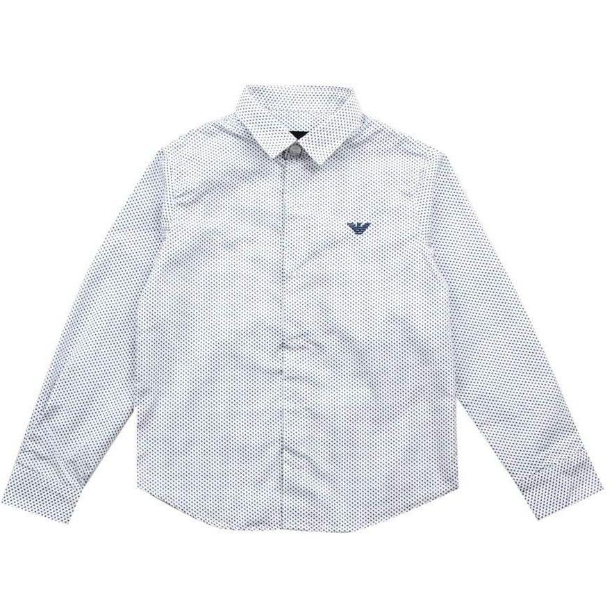 Emporio Armani Boys Printed Dress Shirt 3G4CJ2 - NorthBoys