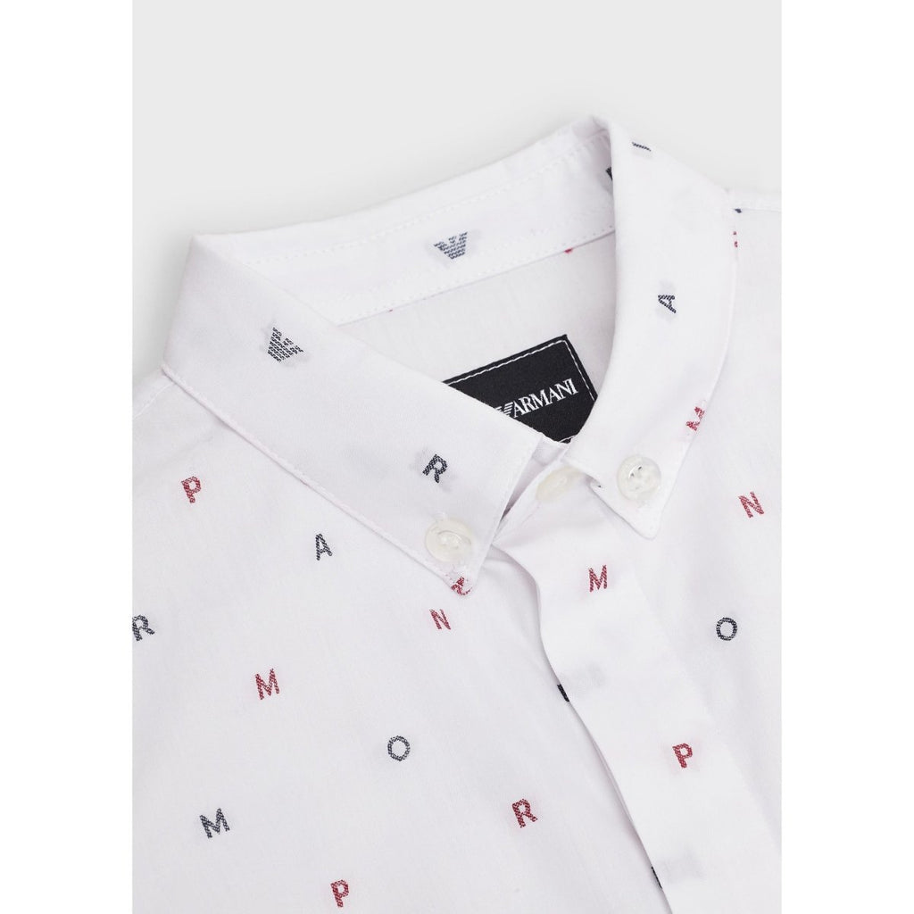 Emporio Armani Boys White Dress Shirt - NorthBoys