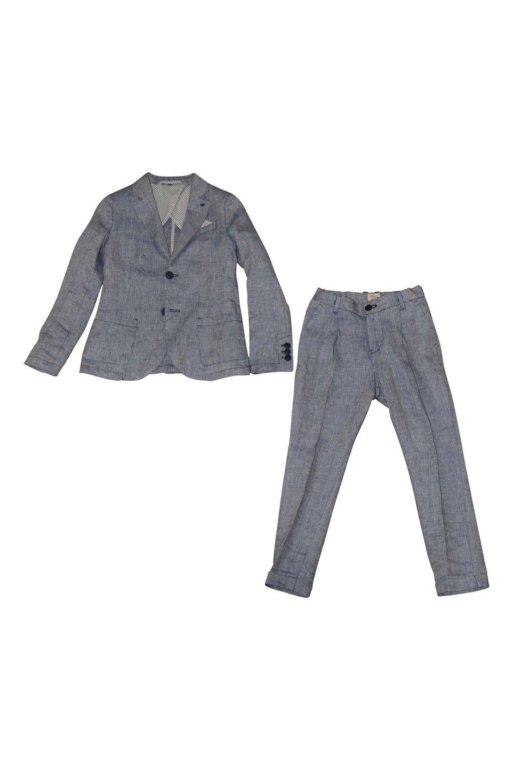 Emporio Armani Linen Suit-NorthBoys