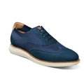 Florsheim Men's Shoe Fuel Knit Blue Wingtip Oxford - NorthBoys