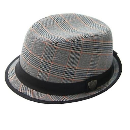 Fore Axel & Hudson Boys Plaid Fedora - NorthBoys