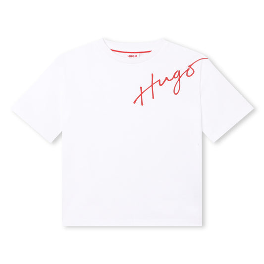 HUGO T-Shirt w/Logo _White G25105-10P