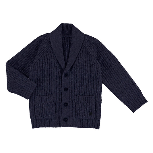 Mayoral Mini Knit Cardigan _Navy 4396-85