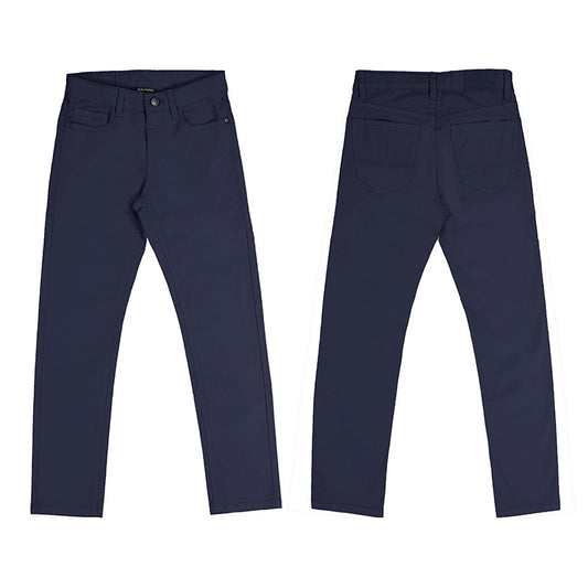 Nukutavake 5 Pocket Slim Fit Basic Pant _Navy 520-12