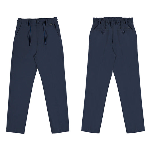 Nukutavake Structured Cotton Pants _Navy 6559-58