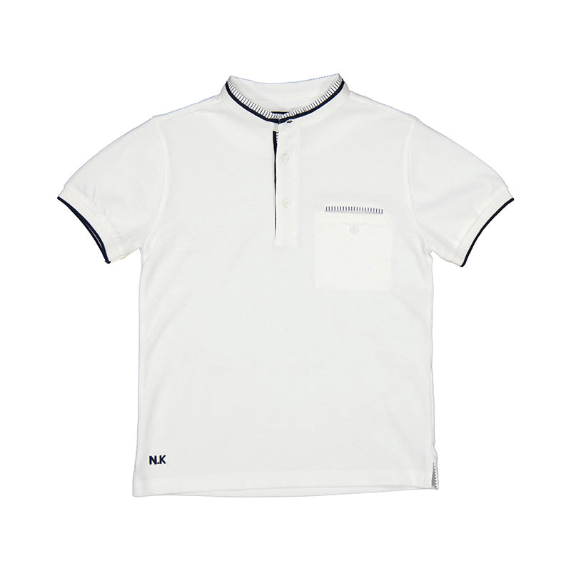 Nukutavake Short Sleeve Manderin Polo