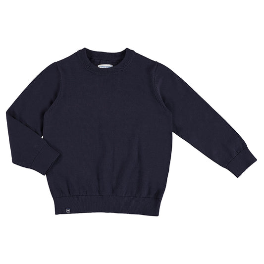 Mayoral Mini Basic Cotton Sweater _Navy 323-66