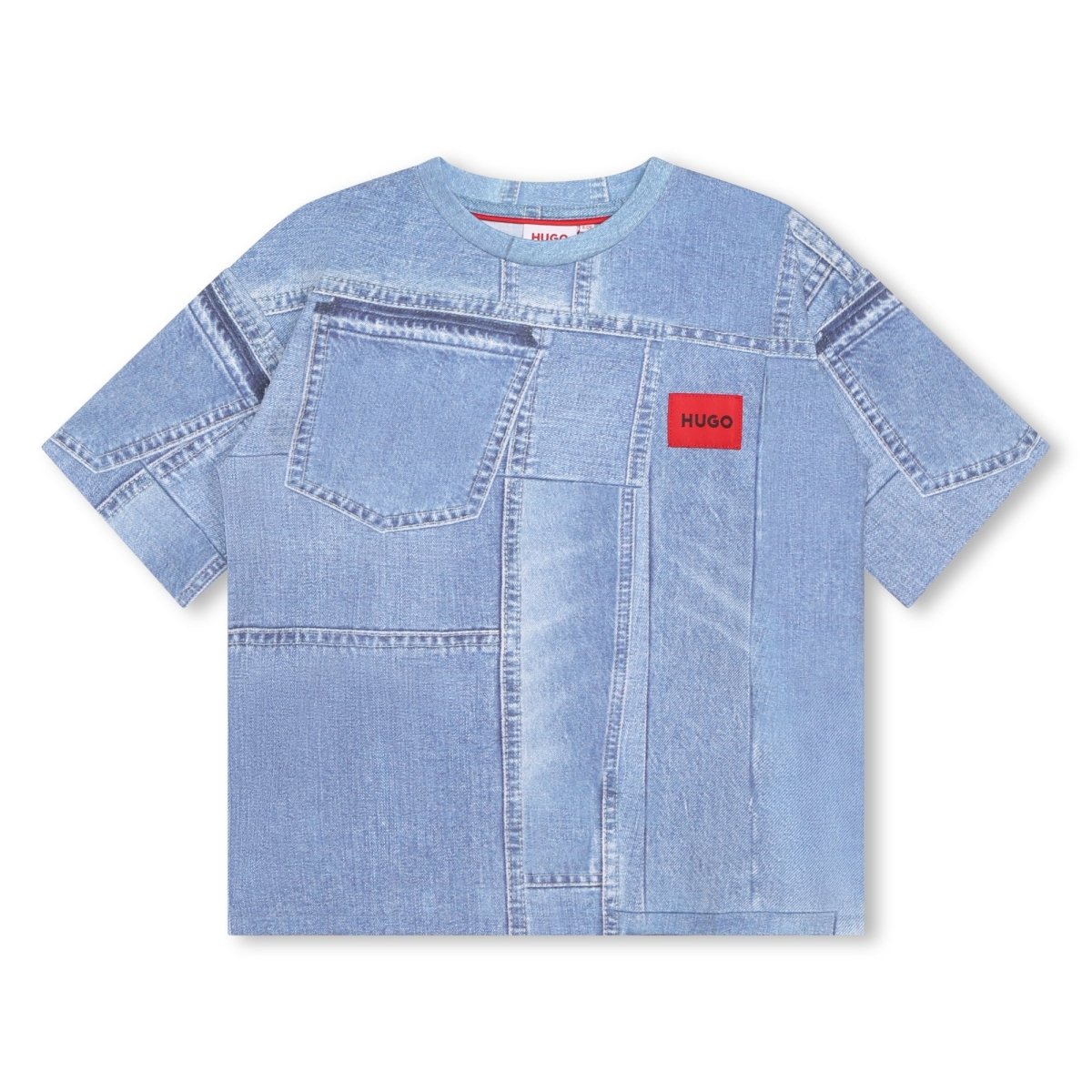 HUGO T-Shirt w/Logo _Blue G25106 - 934 - NorthBoys