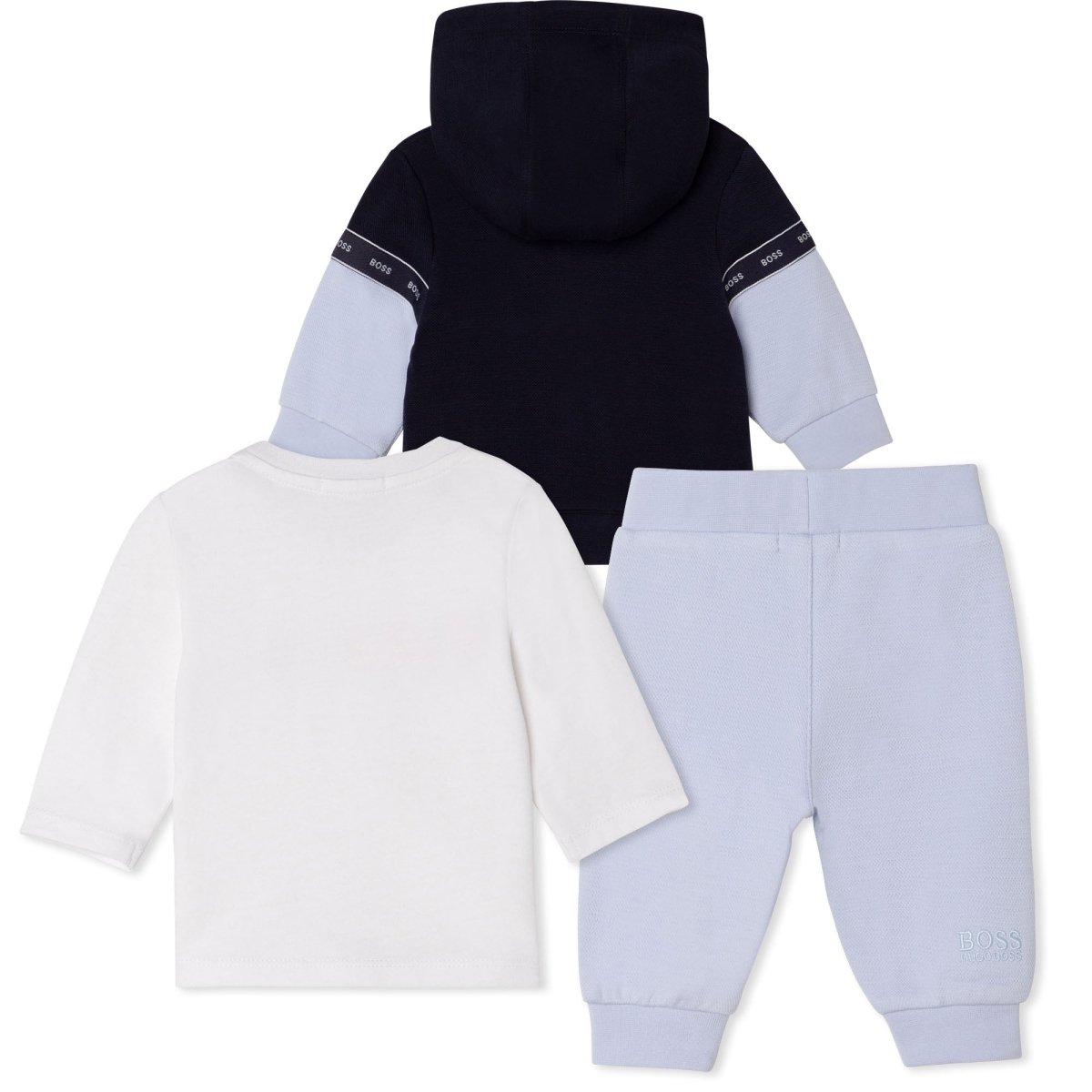 Hugo Boss Baby Boys T-Shirt+Trousers+Cardigan Set J98330 - NorthBoys