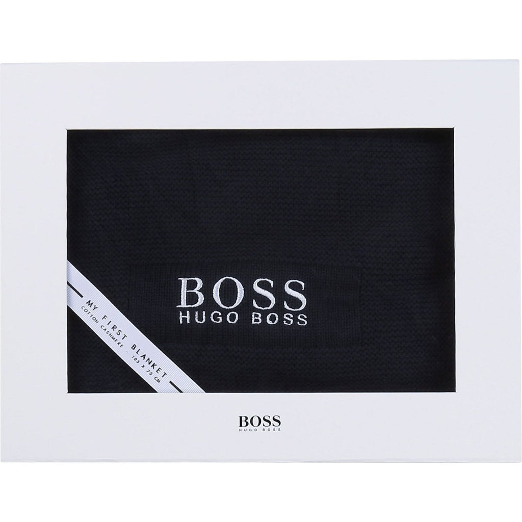 Hugo Boss Baby Navy Blanket - NorthBoys