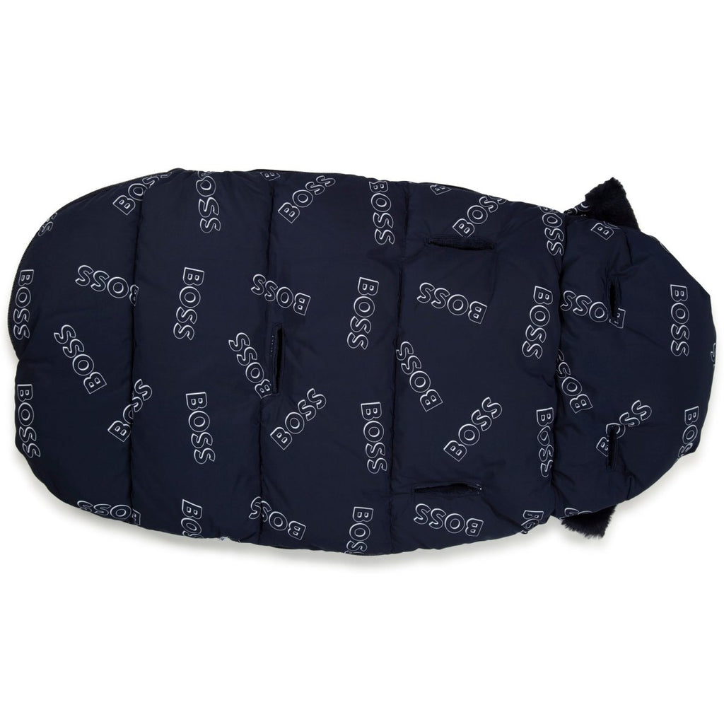Hugo Boss Baby Sleeping Bag (Carrycot) _Navy J90280 - 849 - NorthBoys
