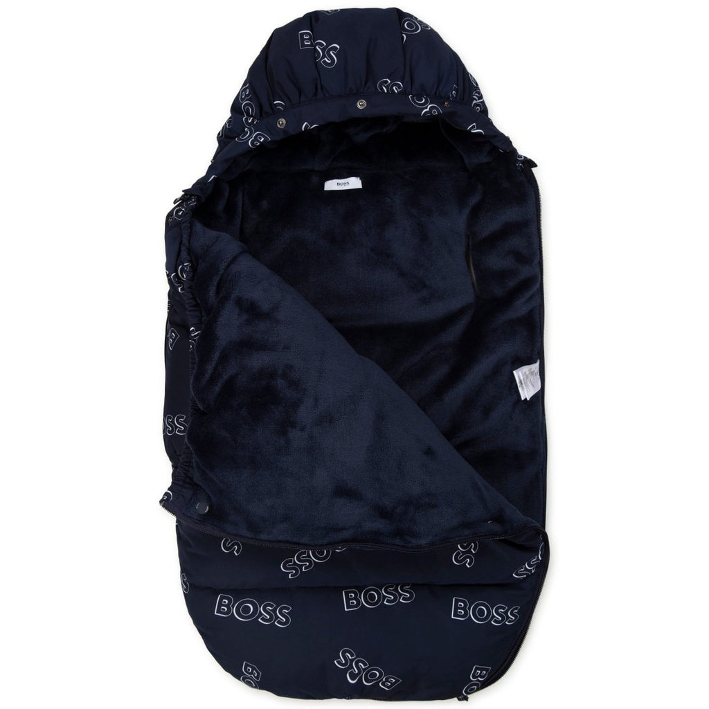 Hugo Boss Baby Sleeping Bag (Carrycot) _Navy J90280 - 849 - NorthBoys