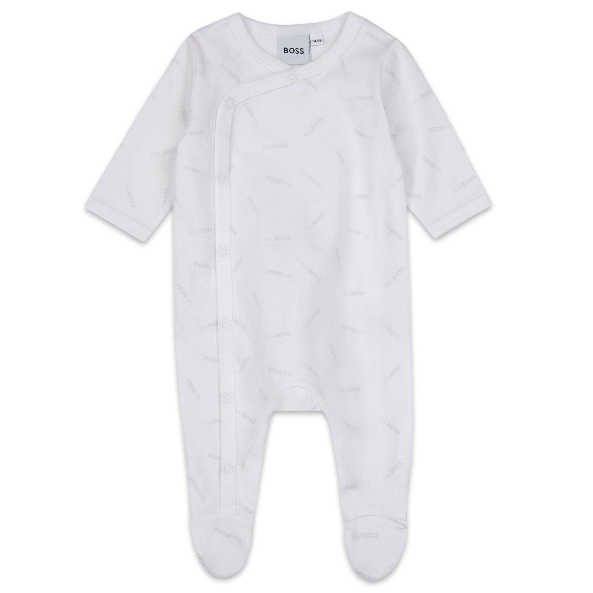 Hugo Boss Baby White Sleeper & Hat Set _ J98379 - 10B - NorthBoys