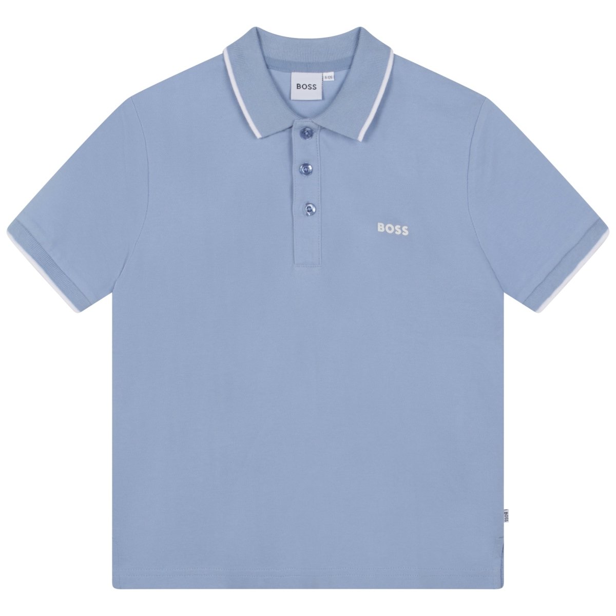Hugo Boss Boys Basic Short Sleeve Polo _Pale Blue J25O25 - 77A - NorthBoys