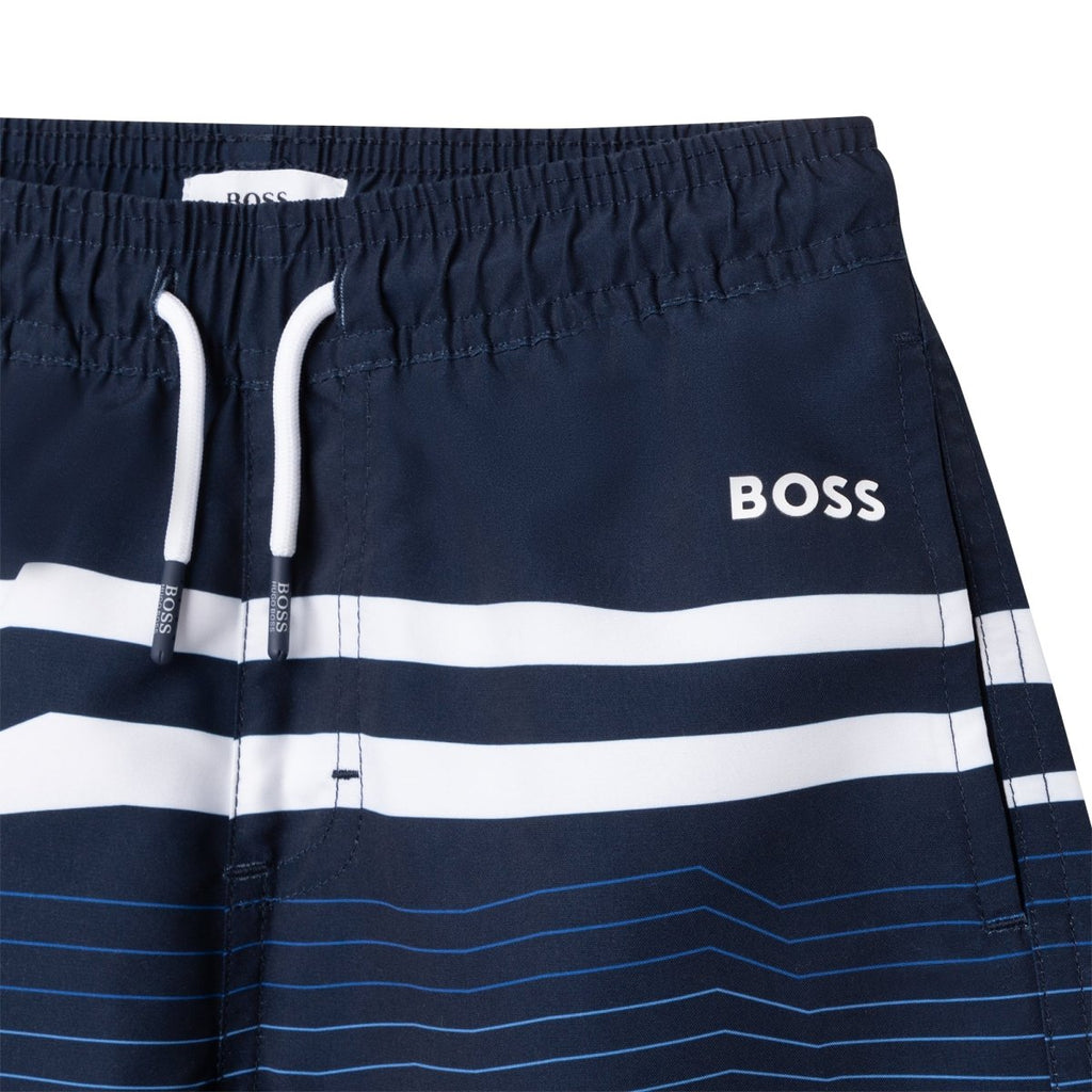 Hugo Boss Boys Bermuda Swim Shorts_ Navy J24771 - 849 - NorthBoys