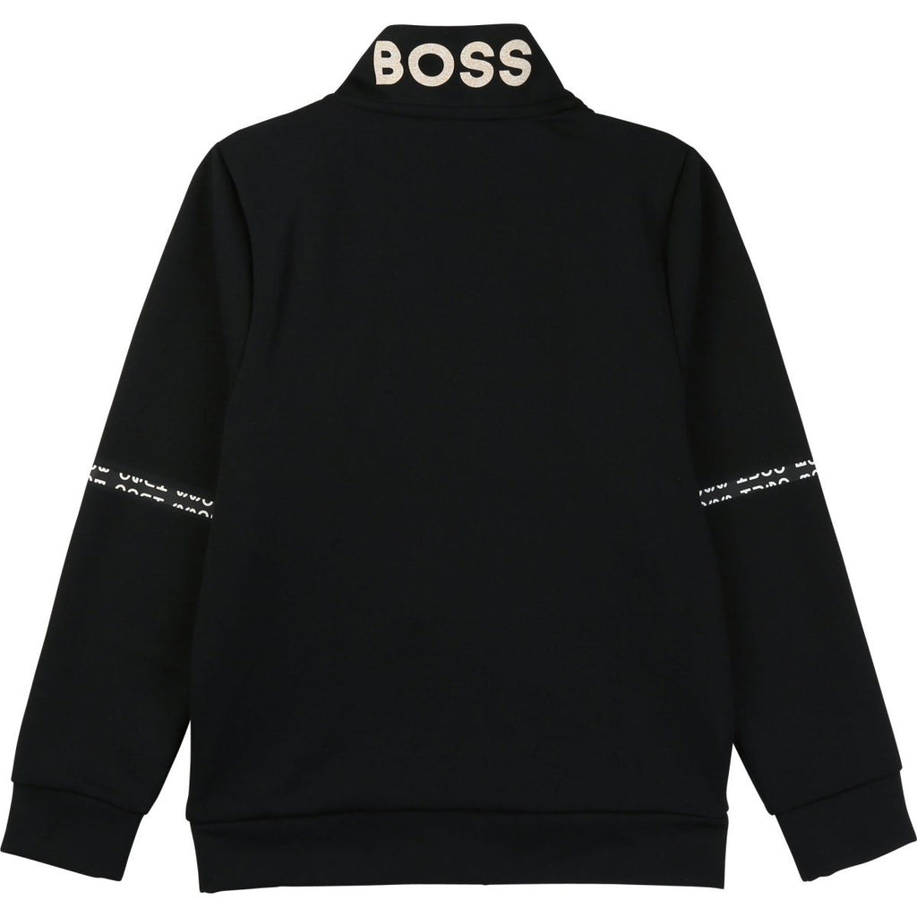 Hugo Boss Boys Black Sweatshirt - NorthBoys
