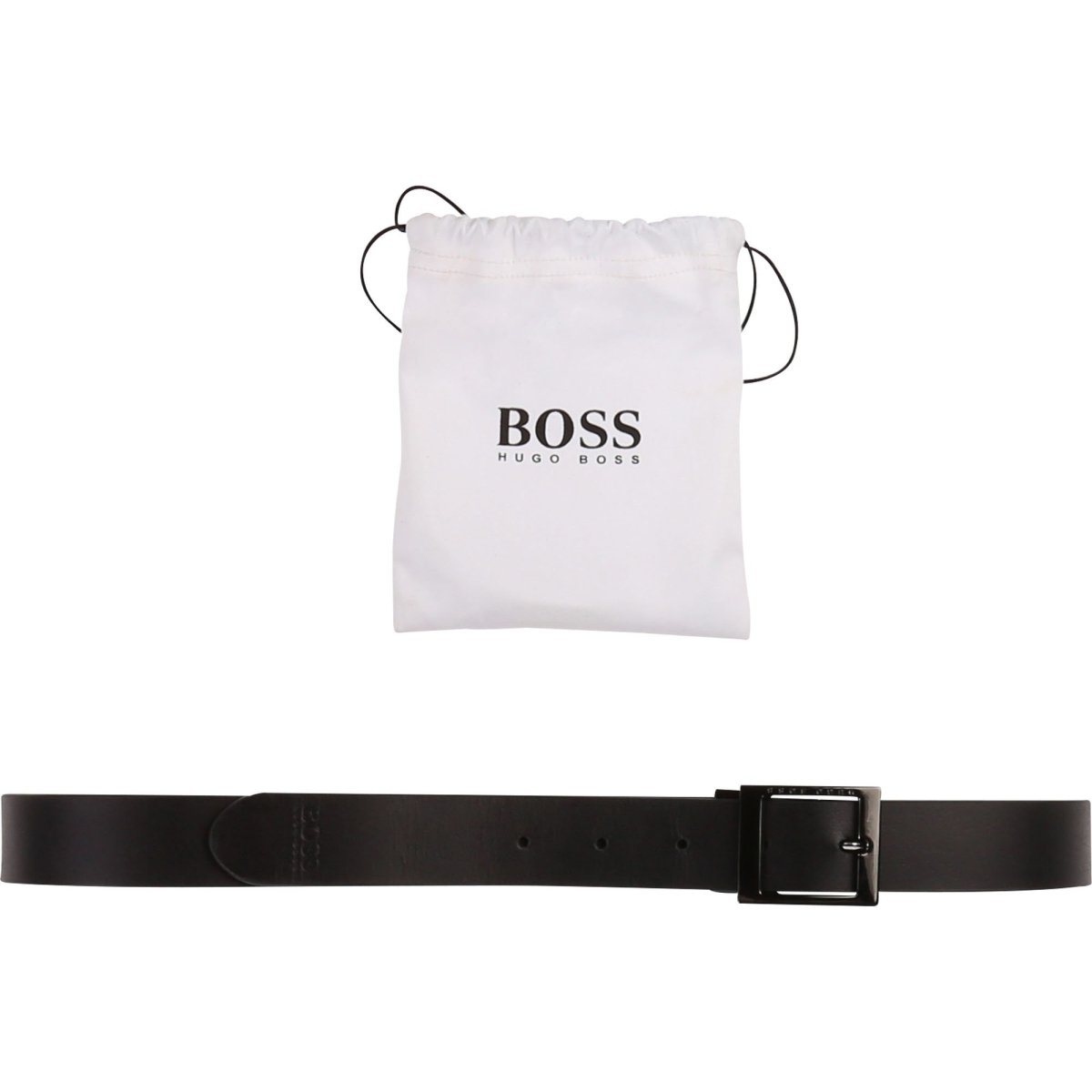 Hugo Boss Boys Black/Blue Reversible Belt - NorthBoys