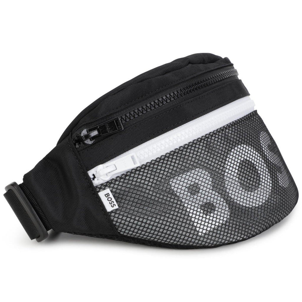 Hugo Boss Boys Canvas Belt Bag _Black J20390 - 09B - NorthBoys
