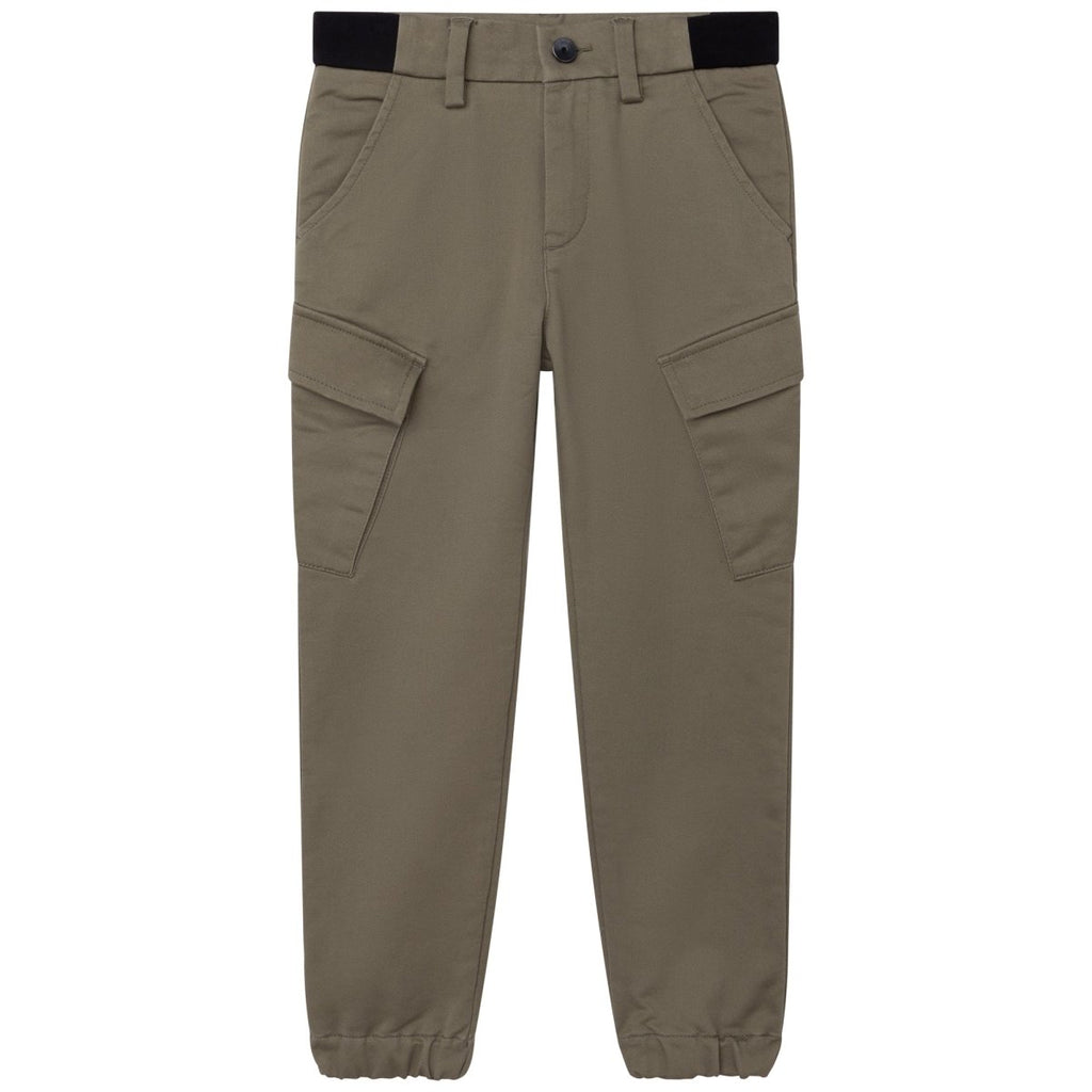 Hugo Boss Boys Cargo Pants _ Green J24764 - 724 - NorthBoys
