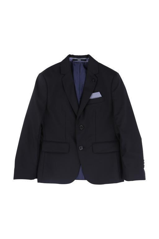Hugo Boss Boys Classic Slim Black Wool Suit-NorthBoys