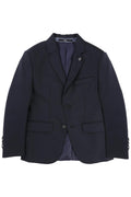 Hugo Boss Boys Classic Slim Navy Wool Suit-NorthBoys
