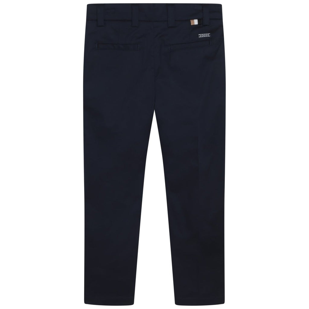 Hugo Boss Boys Cotton Dress Pants_ Navy J24779 - 849 - NorthBoys