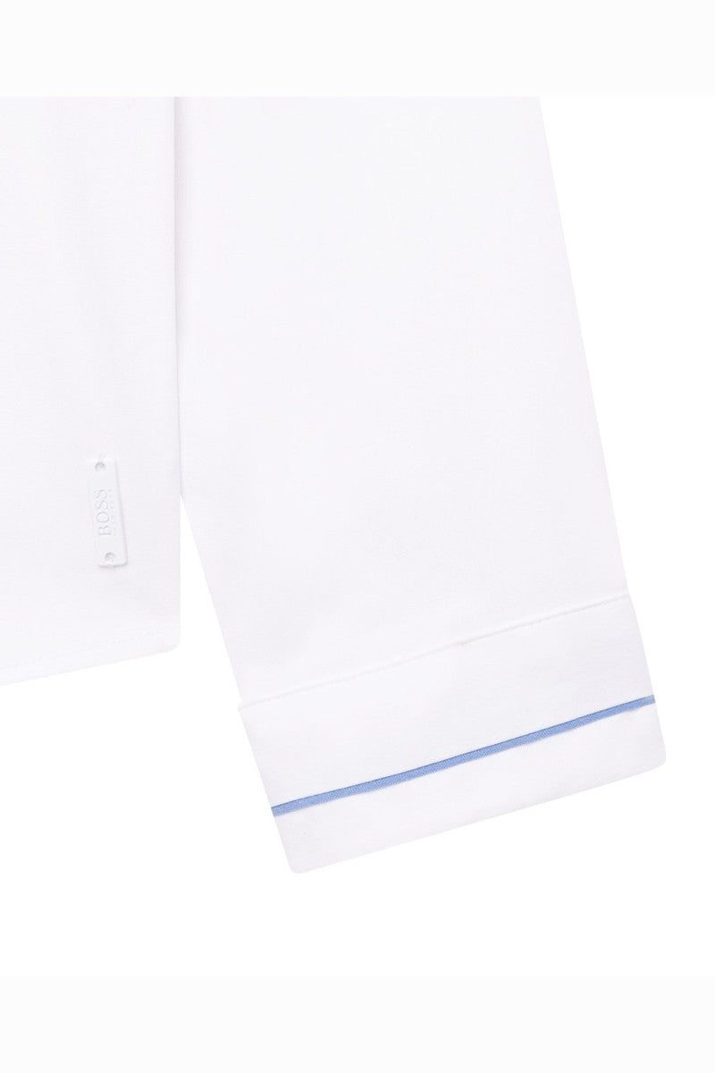 Hugo Boss Boys L/S Dress Shirt _ White J25N65 - 10B - NorthBoys