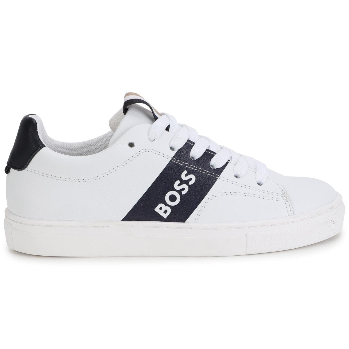 Hugo Boss Boys Leather Sneakers _White J29317 - 10B - NorthBoys
