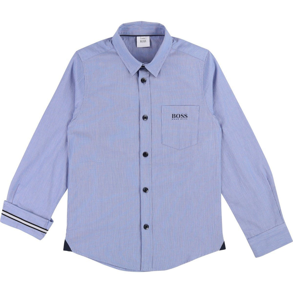 Hugo Boss Boys Long Sleeve Dress Shirt 192 J25E03 - NorthBoys