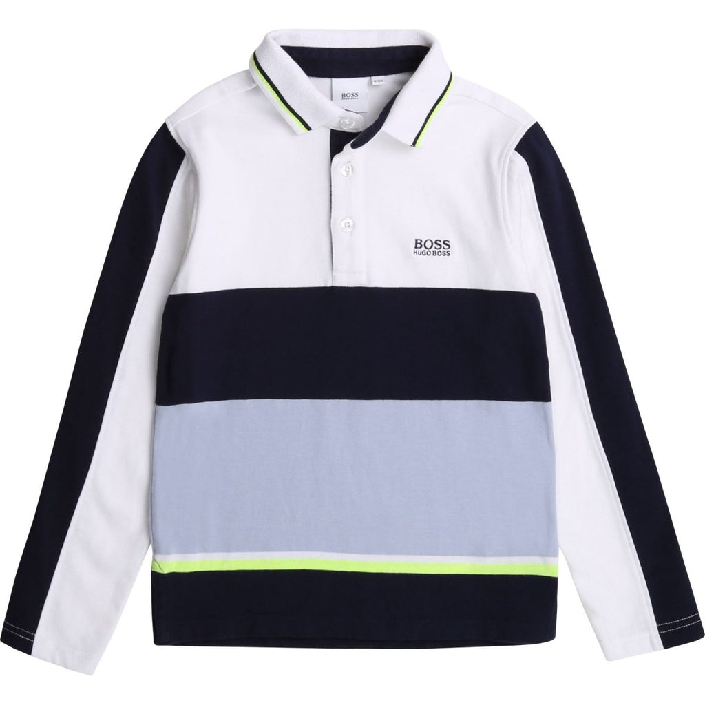 Hugo Boss Boys Long Sleeve Polo - NorthBoys