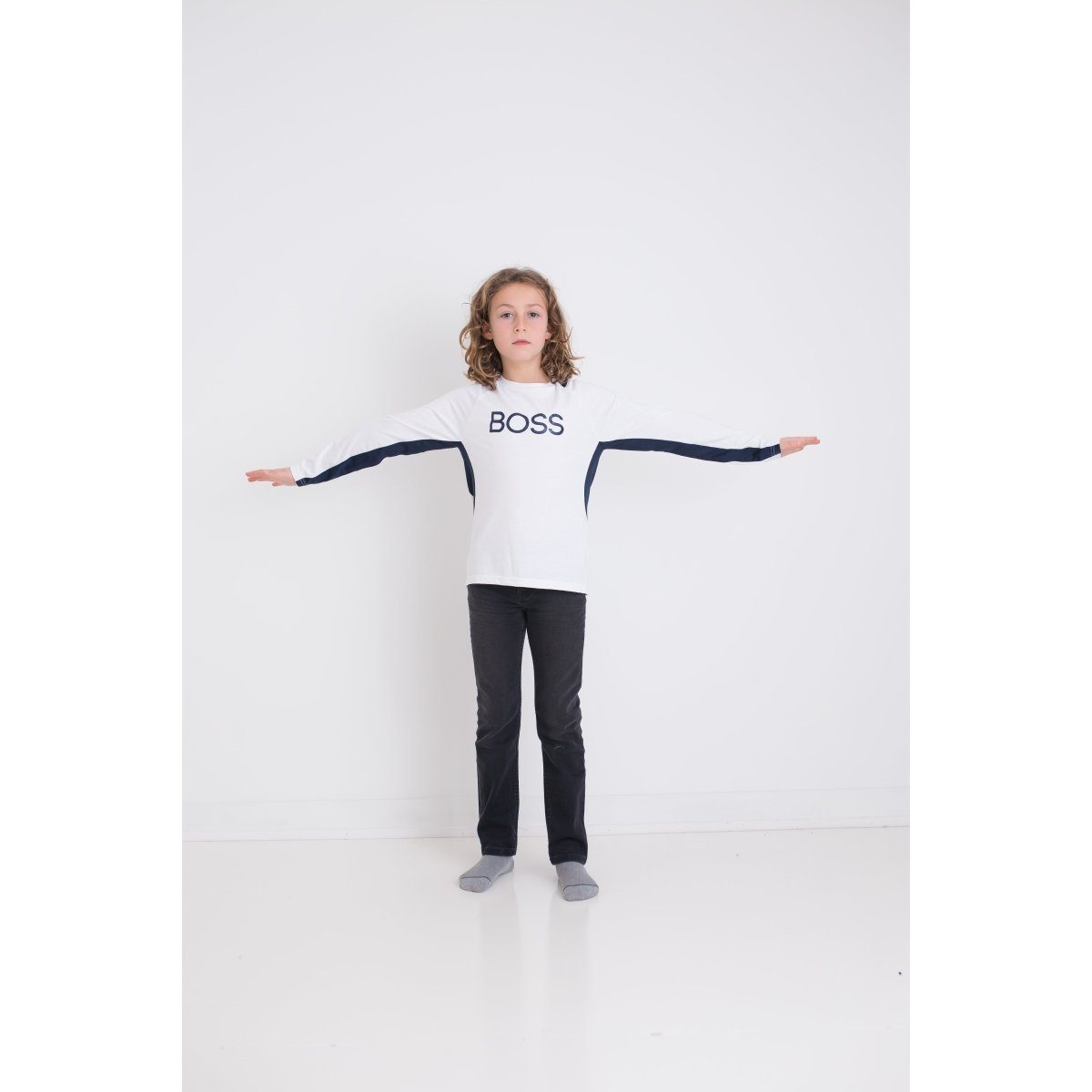 Hugo Boss Boys Long Sleeve T-Shirt 192 J25E40 - NorthBoys