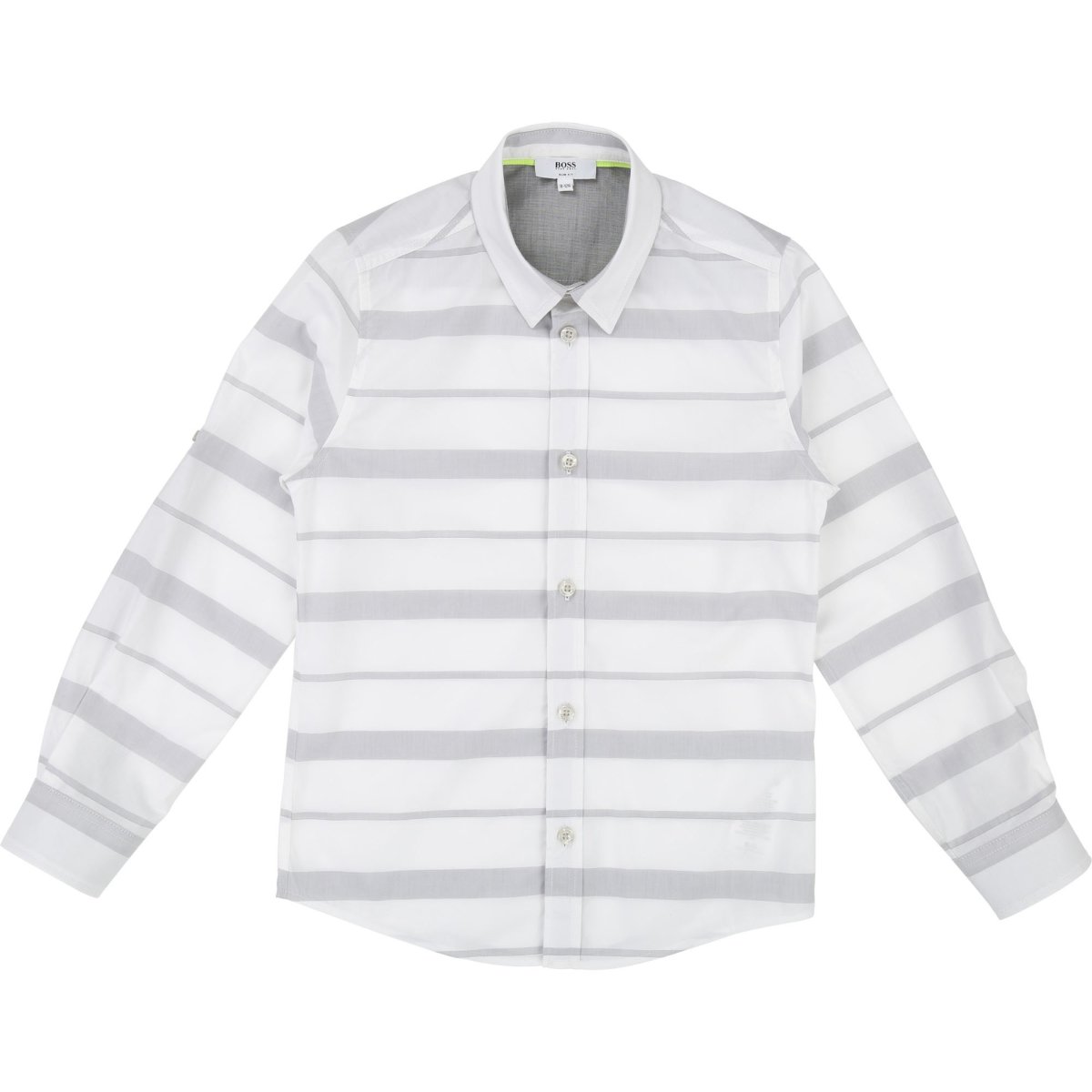 Hugo Boss Boys Long Sleeved Denim Striped Shirt J25D36 - NorthBoys