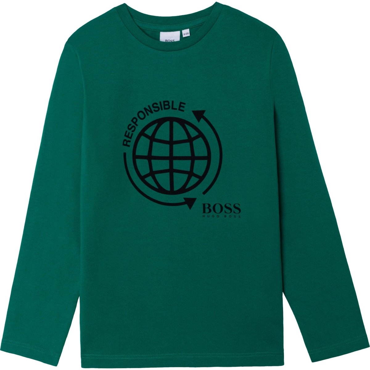 Hugo Boss Boys Ls T-Shirt with Illustration Sustainable J25L68 - NorthBoys
