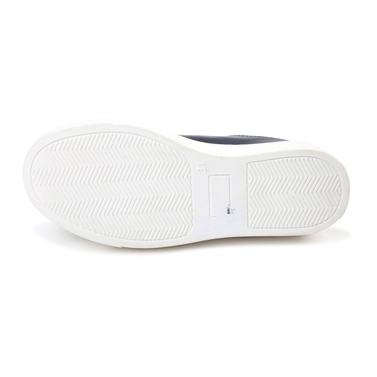 Hugo Boss Boys Navy Leather Sneakers J29169 - NorthBoys