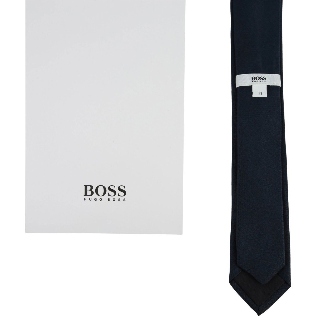 Hugo Boss Boys Navy Tie - NorthBoys