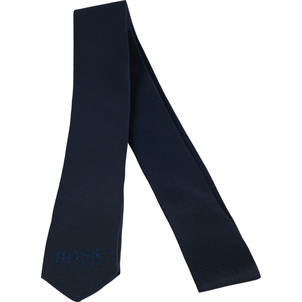 Hugo Boss Boys Navy Tie - NorthBoys