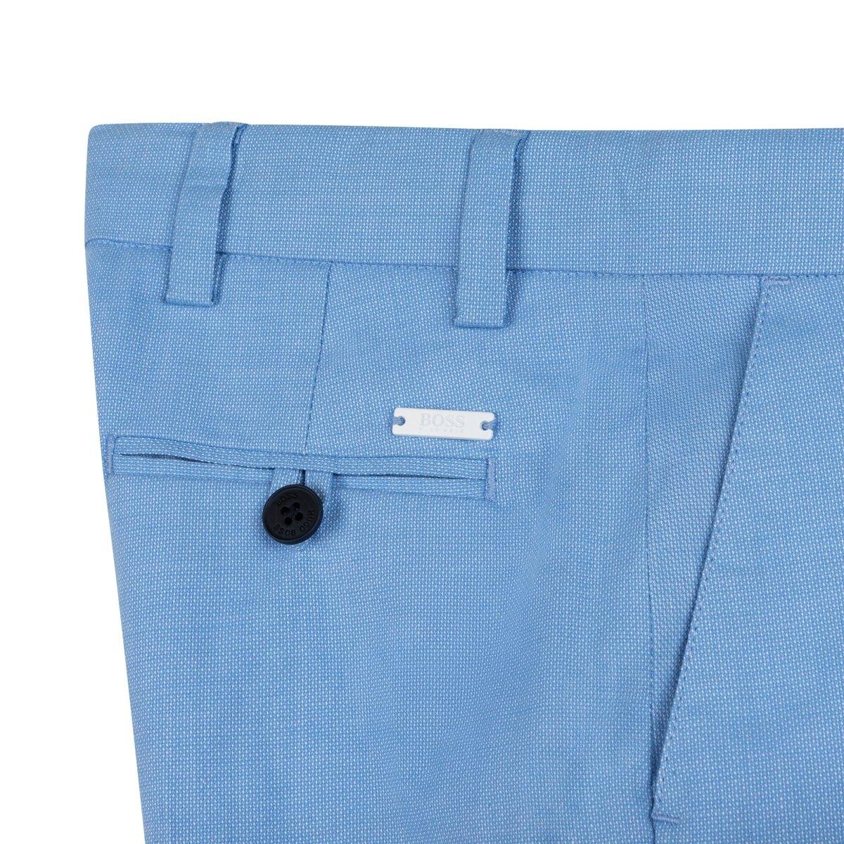 Hugo Boss Boys Oxford 2 Piece Slim Suit_ Pale Blue J26465/J24767-784-NorthBoys