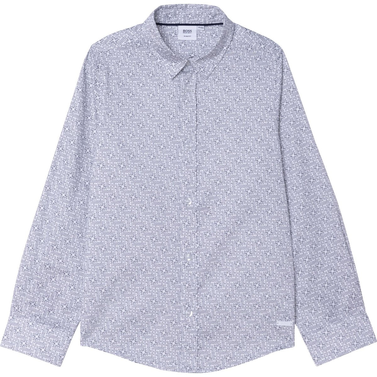Hugo Boss Boys Printed Dress Shirt J25L87 - NorthBoys
